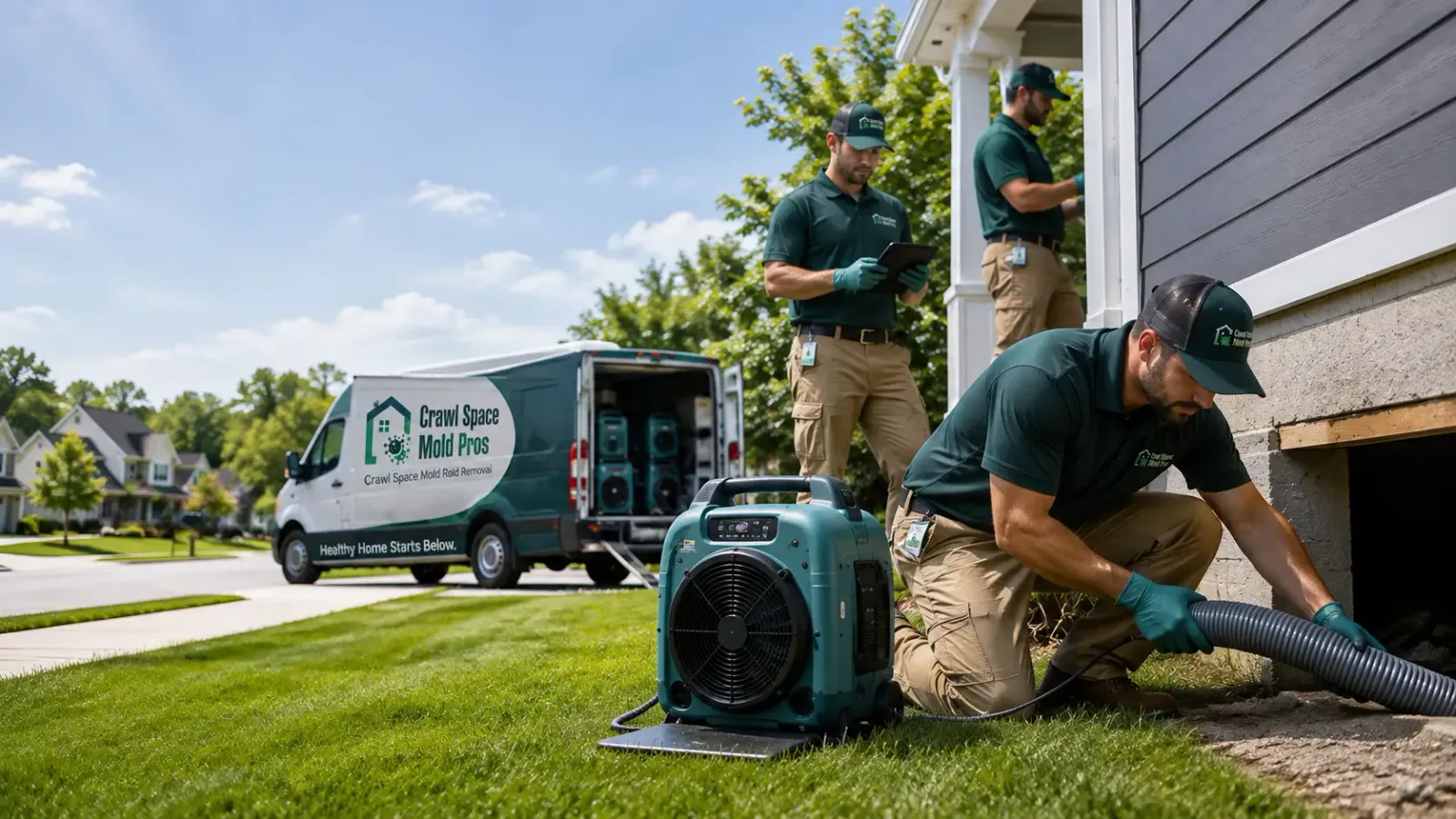 Crawl Space Mold Removal in Wever, IA